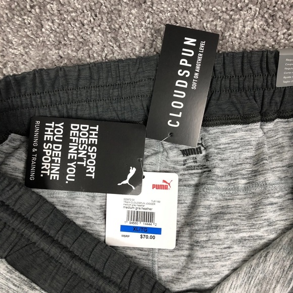 ✔️PUMA CLOUDSPUN SWEATPANTS JOGGERS - Picture 12 of 12